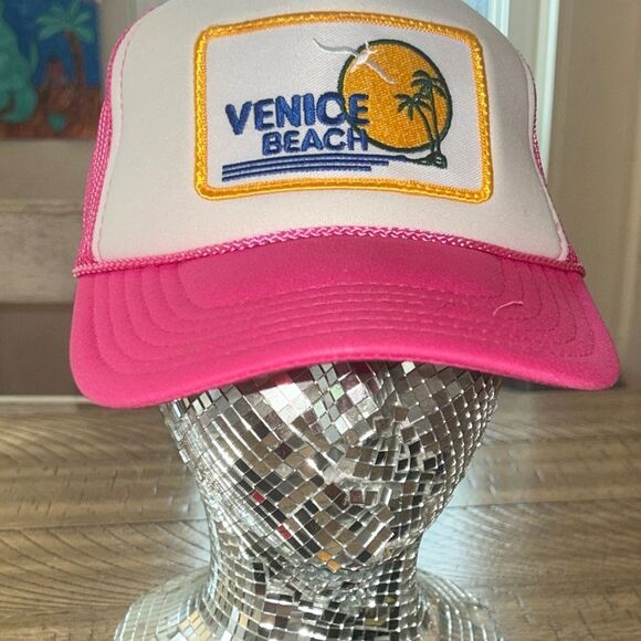 Aviator Nation Venice Beach 🏖️ Patch Mesh Adjustable Trucker Hat 🧢 Made in 🇺🇸 - Picture 16 of 17